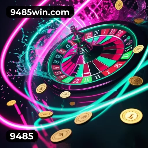 Imagem promocional da 9485 divulgando a plataforma e suas promoções