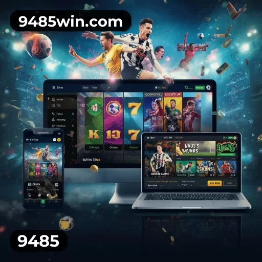 Visual do app 9485 em dispositivos móveis com foco em segurança e praticidade